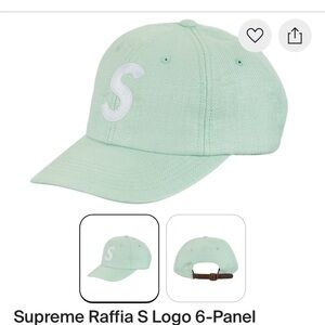 Supreme Mint Green S Logo Hat